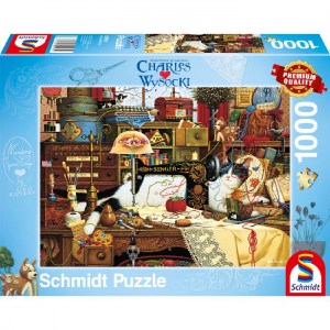 Puzzle Charles Wysocki: Maggie the messmaker - 1000 pz - Schmidt 59993 - box