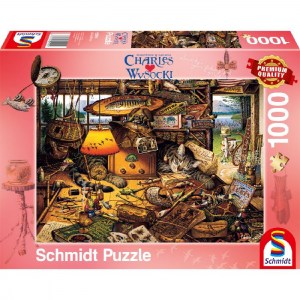 Puzzle Charles Wysocki: Max in the Adirondacks - 1000 pz - Schmidt 59994 - box