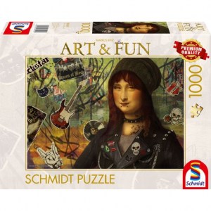 Puzzle Mona Lisa 2024 - 1000 pz - Schmidt 58529 - box