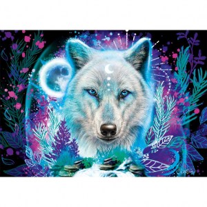 Puzzle Neon Arctic Wolf - 1000 pz - Schmidt 58515
