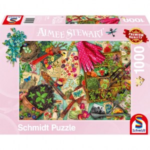 Puzzle Everything for the garden - 1000 pz - Schmidt 57580 - box