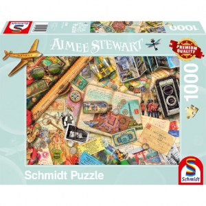 Puzzle Served up: Travel memories - 1000 pz - Schmidt 57581 - box