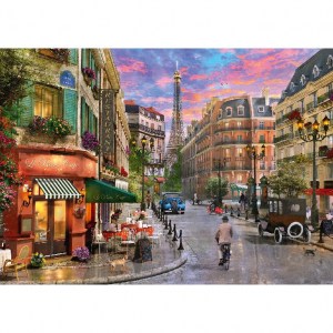 Puzzle Street to the Eiffel Tower - 1000 pz - Schmidt 58387