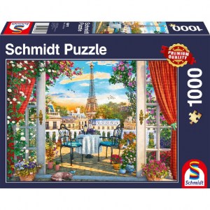 Puzzle Una terrazza a Parigi - 1000 pz - Schmidt 58976 - box