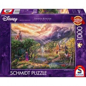 Puzzle Thomas Kinkade: Biancaneve e la Regina - 1000 pz - Schmidt 58037 - box