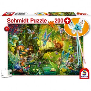 Puzzle Fate nel Bosco (con bacchetta magica) - 200 pz - Schmidt 56333 - box