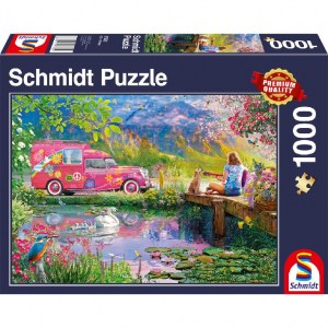 Puzzle Pace sulla Terra - 1000 pz - Schmidt 57382 - box