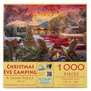 Puzzle Christmas Eve Camping - 1000 pz - SunsOut 30141 - box